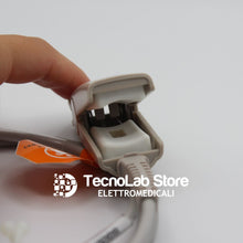 Carica l'immagine nel visualizzatore di Gallery, Sensore Spo2 adulti, riutilizzabile, per saturimetri e pulsossimetri con connettore Nellcor a 9 PIN, modello DS100A (2).