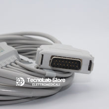 Carica l'immagine nel visualizzatore di Gallery, Cavo paziente per elettrocardiografo ECG Fukuda FX-102F, FX-3010, FCP 2111, FCP 2155, FCP 2201, FCP 4101-A, FX-7101, FX-7102, FX-7202, FX-7402, FX-7542, FX-8200, FX-8322, FX-8400 (2).