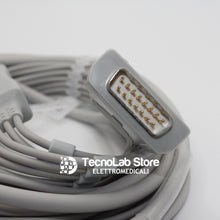 Carica l'immagine nel visualizzatore di Gallery, Cavo ECG per GE MAC 400, 500, 600, 800, 1000, 1100, 1200, 1200ST, 1600, 2000, 3500 e Marquette Hellige Microsmart con terminali a bottoncino (2).