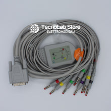Carica l'immagine nel visualizzatore di Gallery, Cavo paziente Lumed EUROECG, Medigate e Nihon Kohden Cardiofax con 10 terminali da 4 mm (1).