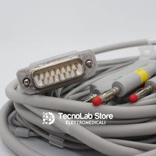 Carica l'immagine nel visualizzatore di Gallery, Cavo paziente per ECG Mortara Rangoni 9293-032-50 ELI 10, ELI 150, ELI 150C, ELI 210, ELI 230, ELI 250, ELI 250C, ELI 350 (2).