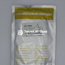 Carica l'immagine nel visualizzatore di Gallery, Elettrodi monouso per ECG, in GEL solido con sensore in Ag/AgCl (Argento/Argento Cloruro) e clip in acciaio inox.