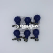 Carica l'immagine nel visualizzatore di Gallery, Set di sei elettrodi precordiali Fiab pediatrici. Compatibili con tutti i cavi ECG, sia con innesto a banana/spinotto che a bottone (1).