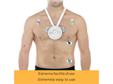Carica l'immagine nel visualizzatore di Gallery, Elettrocardiografo portatile D-Heart a 8 e 12 derivazioni