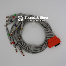Carica l'immagine nel visualizzatore di Gallery, Cavo paziente per elettrocardiografi ECG Cardioline TouchECG HD+ (2).
