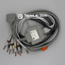 Carica l'immagine nel visualizzatore di Gallery, Cavo paziente per elettrocardiografi PC ECG Edan SE 15-15 DX12 (1).

