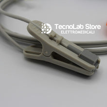 Carica l&#39;immagine nel visualizzatore di Gallery, Sensore Spo2 per uso veterinario, riutilizzabile, per saturimetri e pulsossimetri con connettore Nellcor a 9 PIN, modello DS100A (3).
