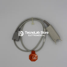 Carica l&#39;immagine nel visualizzatore di Gallery, Sensore Spo2 per adulti, riutilizzabile, per saturimetri e pulsossimetri con connettore Nihon Kohden a 9 PIN (1).
