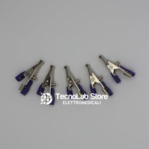 Set di 5 Adattatori Veterinari a Coccodrillo con presa da 4mm