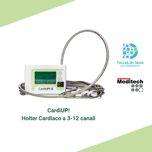 Gli holter cardiaci CardiUP! della Meditech sono dispositivi molto precisi ed affidabili che permettono di monitorare e registrare fino a 7 giorni (168 ore).